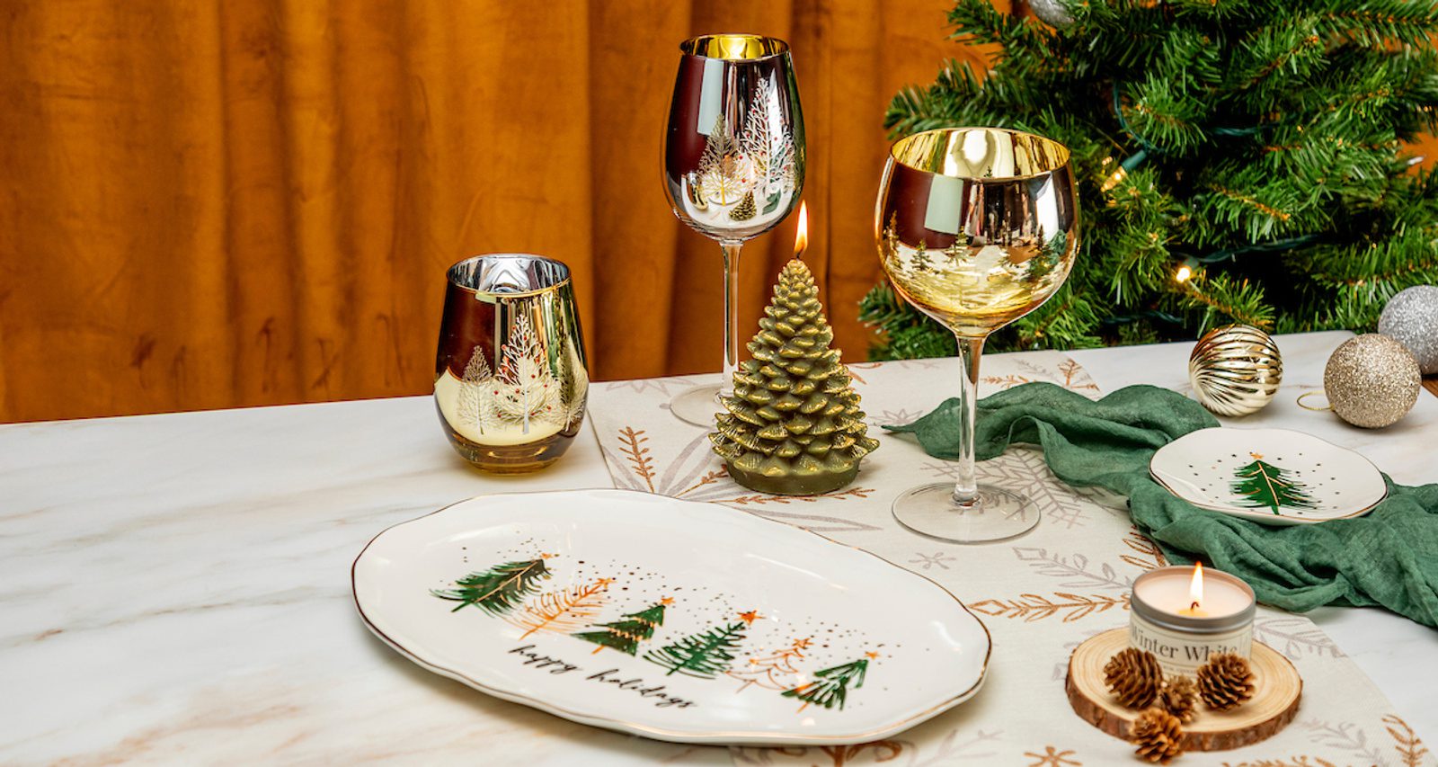 Coopers Hawk Holiday Campaign Image with Christmas retail