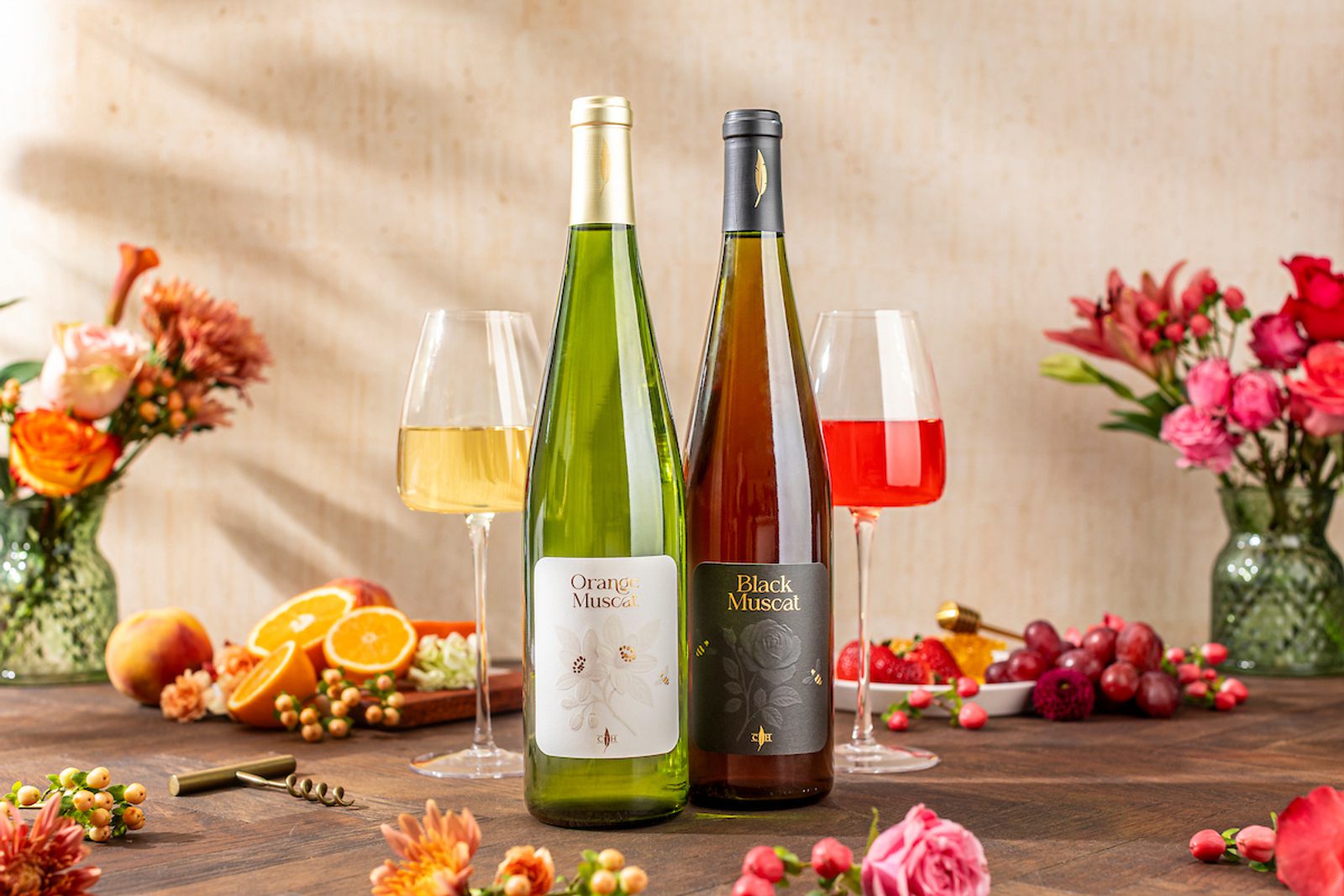 Orange and Black Muscat