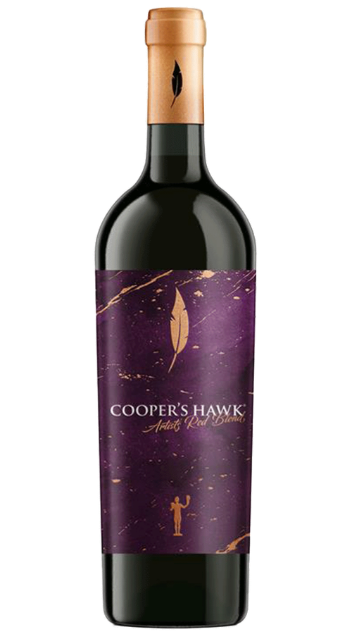 Artists red blend bottle image