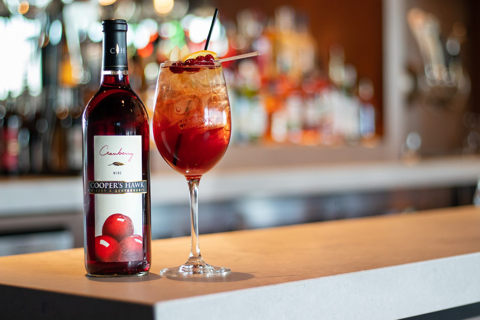 Cranberry Sangria Cocktail Image