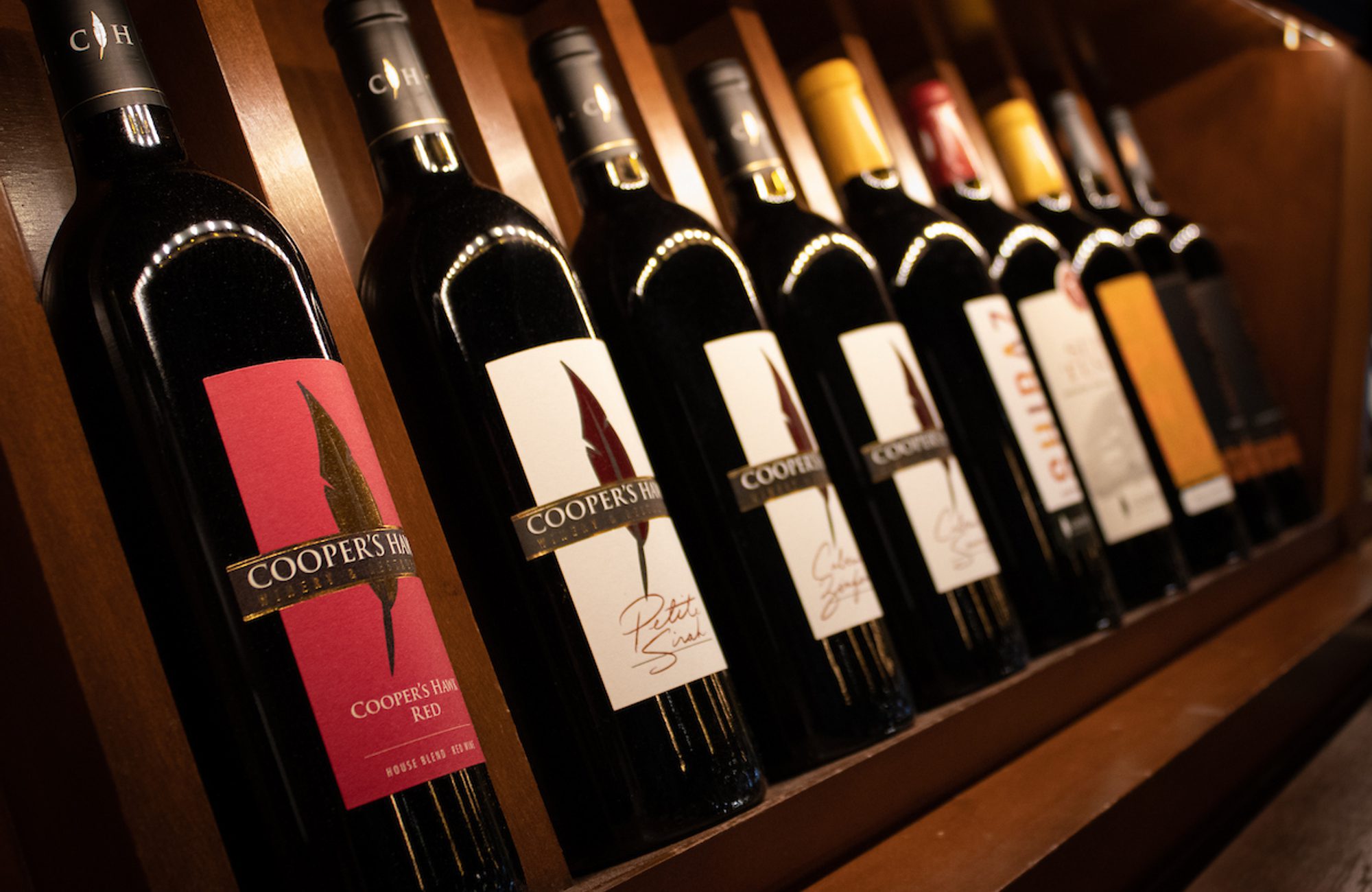 Retail Wine Image In Restaurant