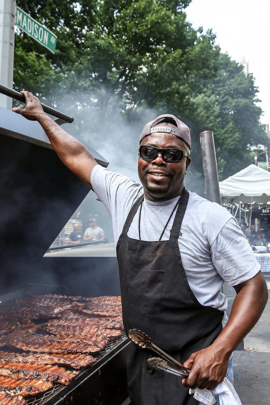 Rodney Scott Big Apple BBQ Ribs Rig Photo