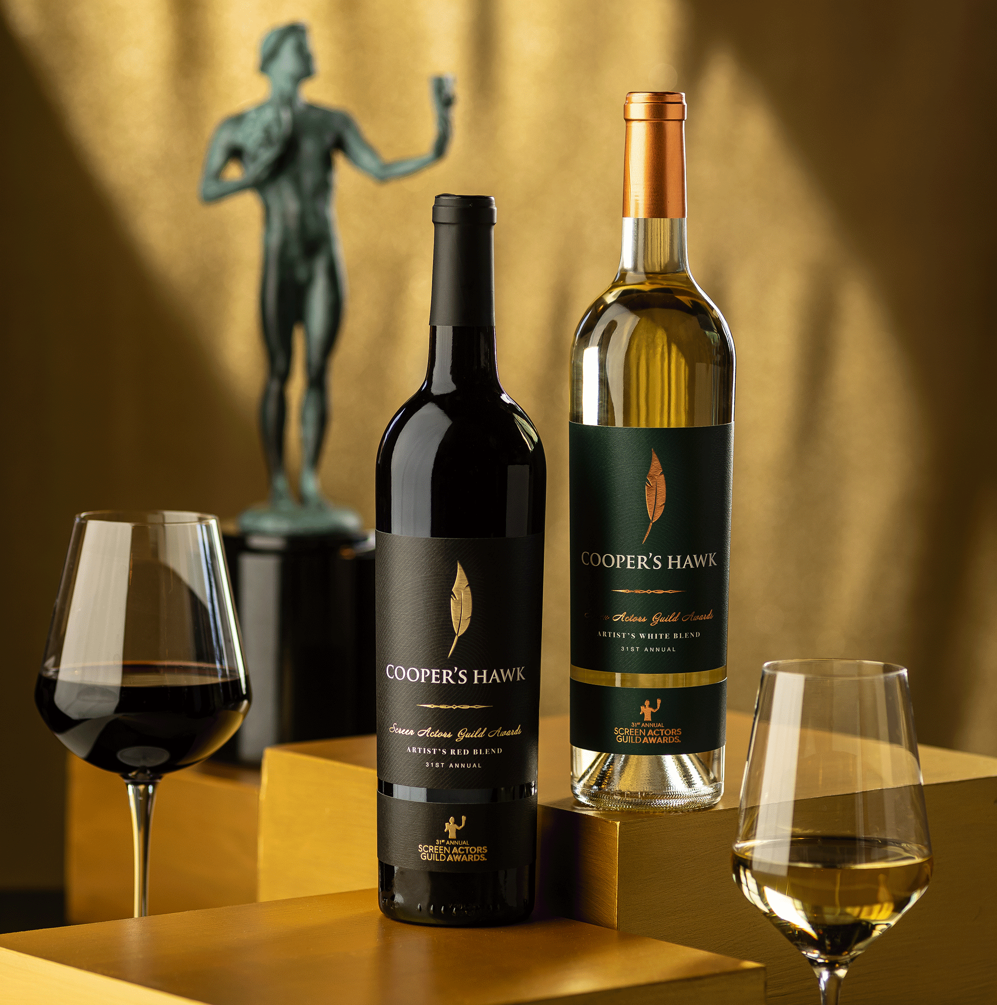 SAG wines web image with bottles and glasses of wine