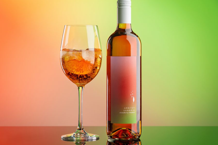 Strawberry Rhubarb Spritzy Sangria 26 1