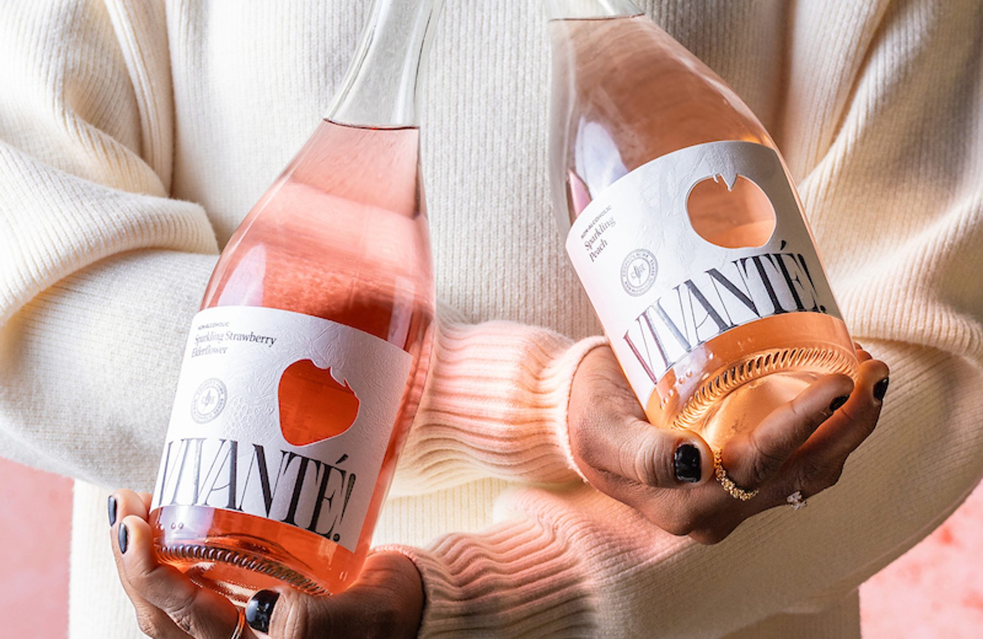 Cooper's Hawk Vivanté! Sparkling Peach and Cooper's Hawk Vivanté! Sparkling Strawberry Elderflower