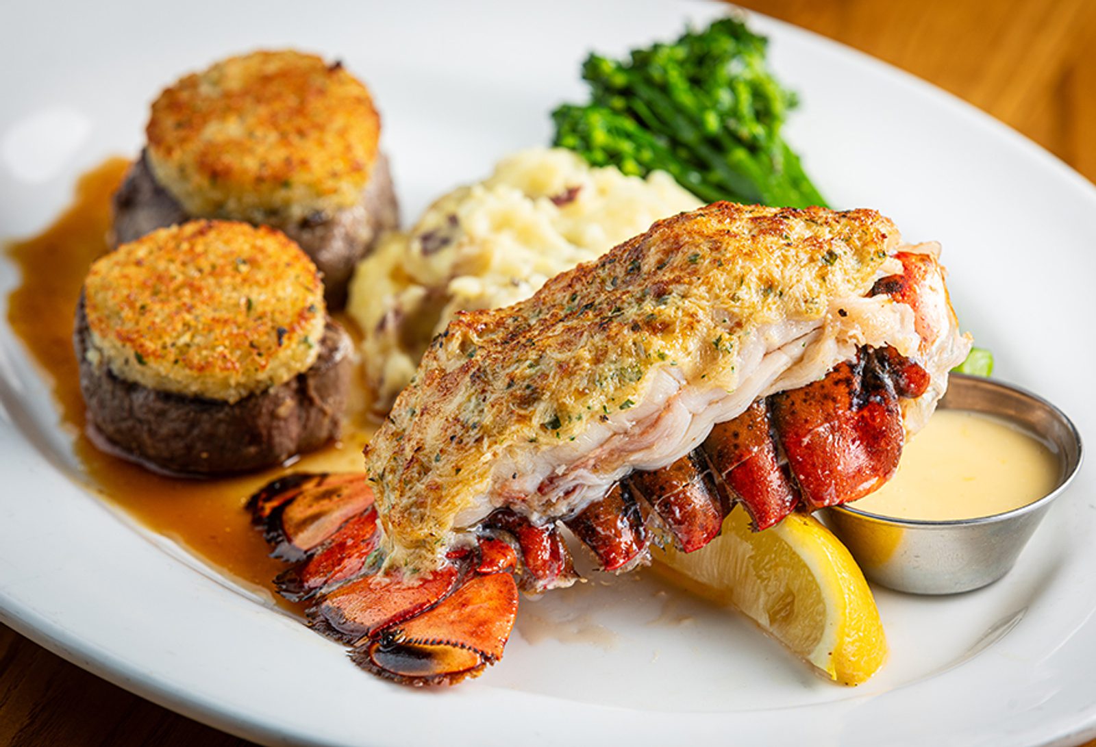 Surf and turf Image plated