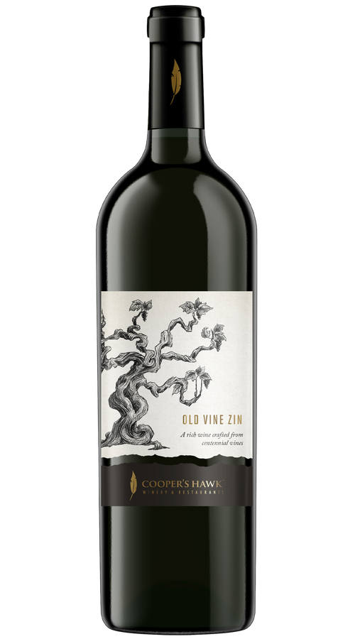 A bottle of old vine zinfandel.