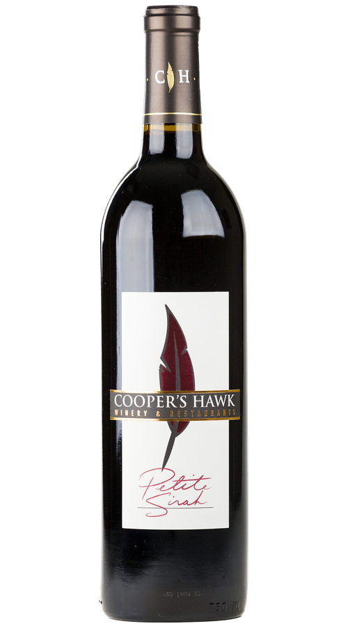 A bottle of cooper's hawk wine