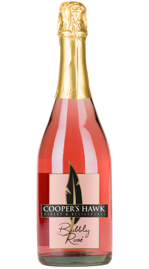 Cooper's hawk sparkling rose.